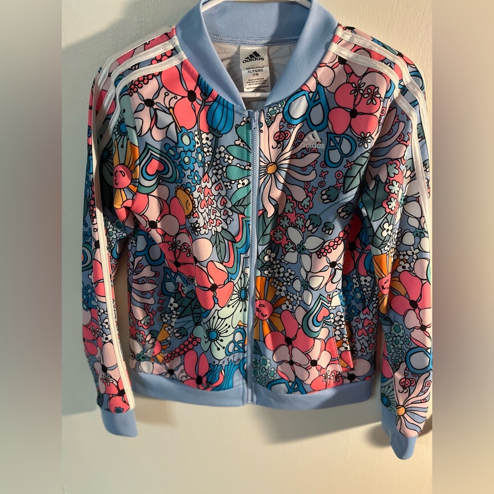 Girls Adidas Track Jacket